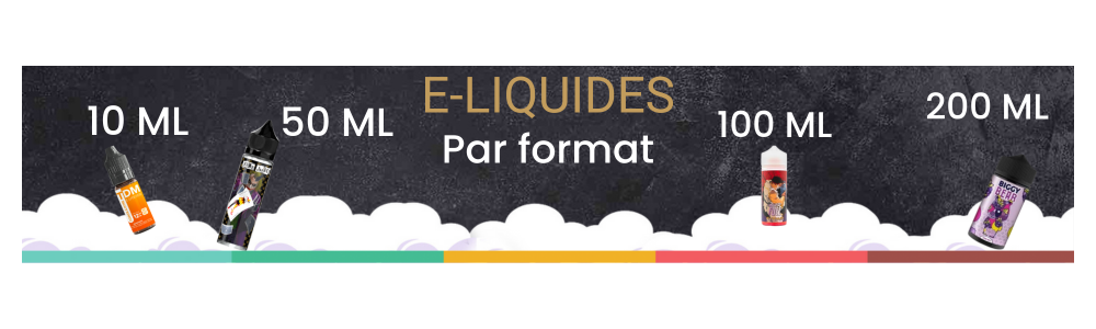 E-liquides par format